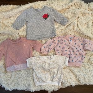 Bundle of 6-12 Month Girl Sweaters